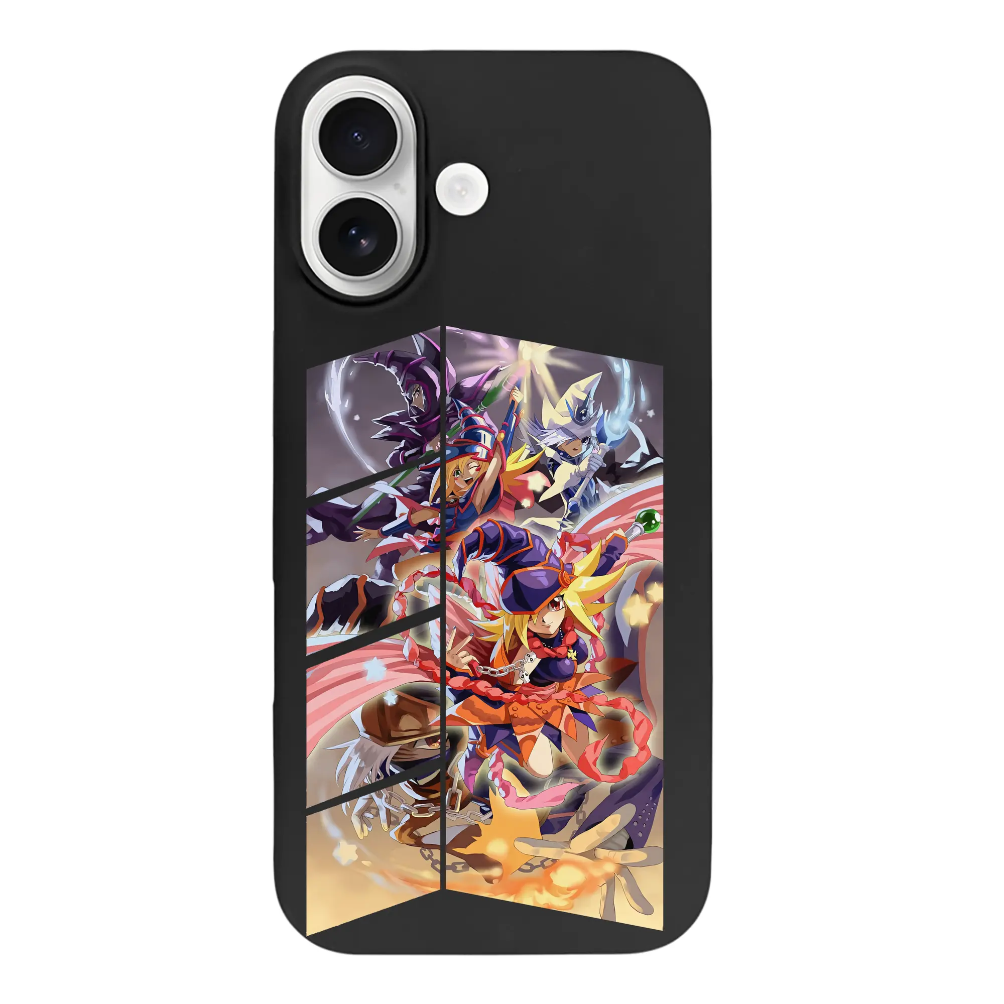 遊☆戯☆王 グッズ,黒魔導少女 - iPhone 17 シリーズ シリコンケース 薄型 耐衝撃 指紋防止 ソフトタッチカバー 精密フィット 傷防止 保護ケース iPhone 17/17 Air/17 Pro/17 Pro Max 対応